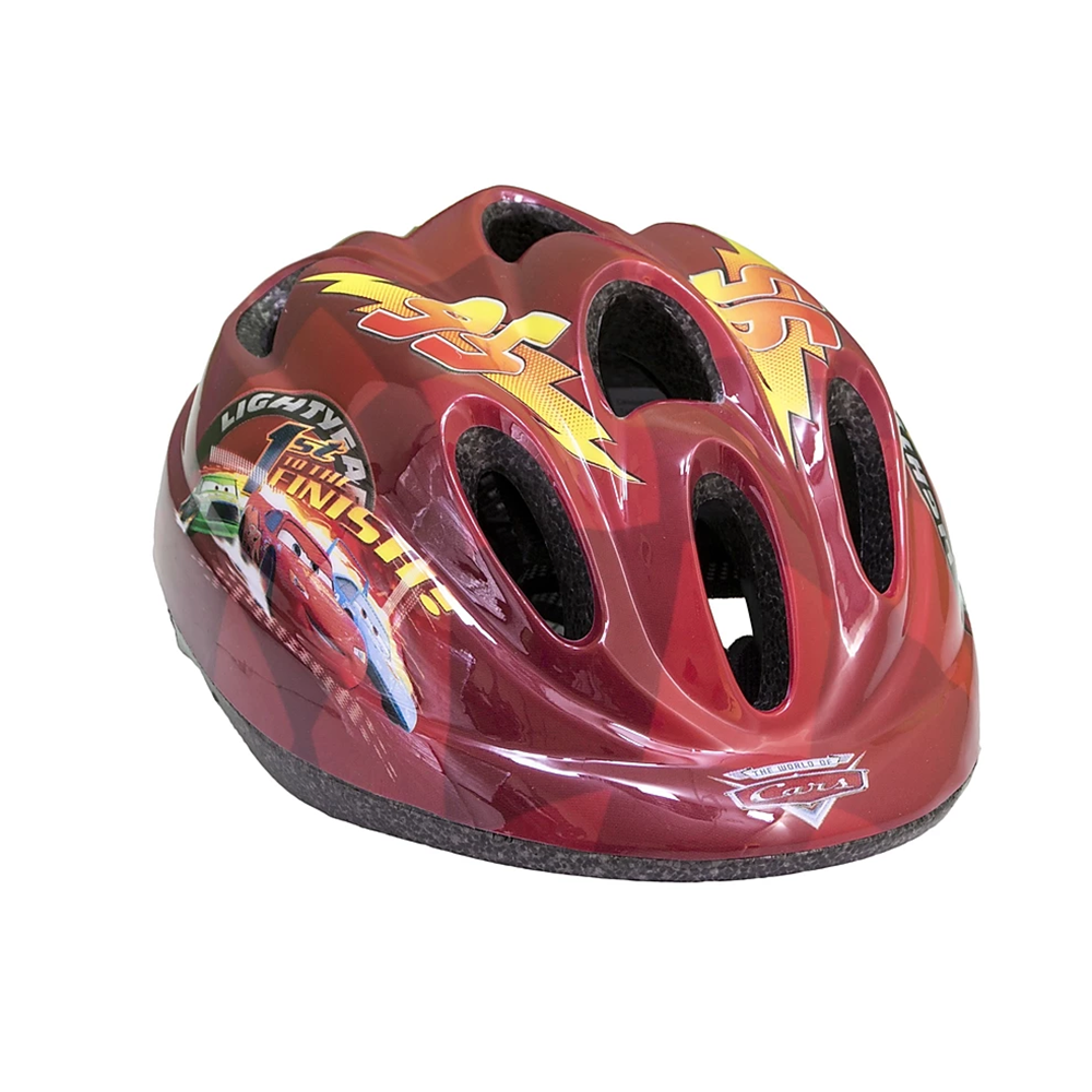 CASCO PROTETTIVO CARS PER BICI DISNEY SAETTA MCQUEEN 3/8 ANNI 52-56CM BAMBINO-10829