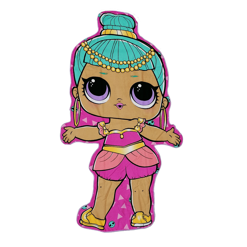 TELO MARE LOL SURPRISE GENIE SAGOMATO IN MICROCOTONE CM.140X70 100%PL-LOL0061