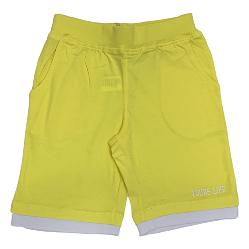 BERMUDA PANTALONCINO YOURS BABY BAMBINO VERDE TAGLIE 3/7 ANNI-B3004/G
