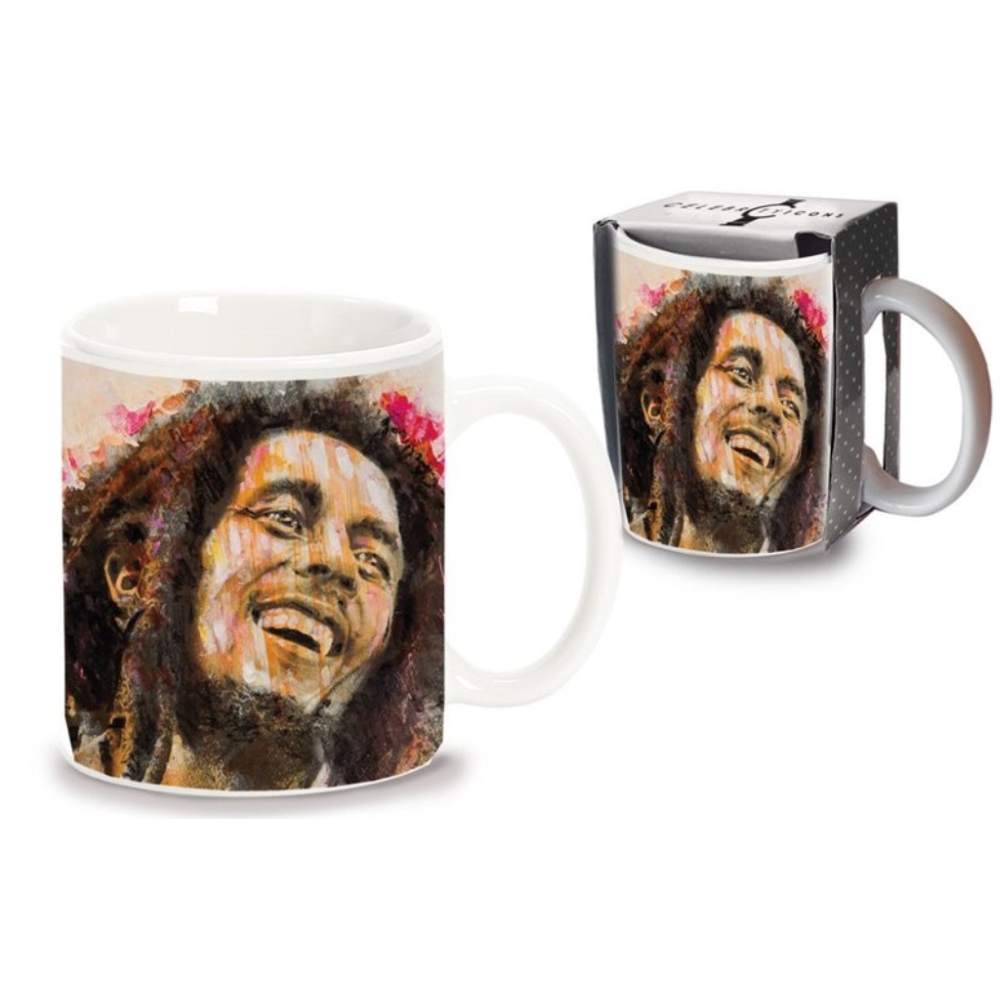 TAZZA BOB MARLEY REGGAE IN CERAMICA MUG IN CONFEZIONE REGALO - CI0451