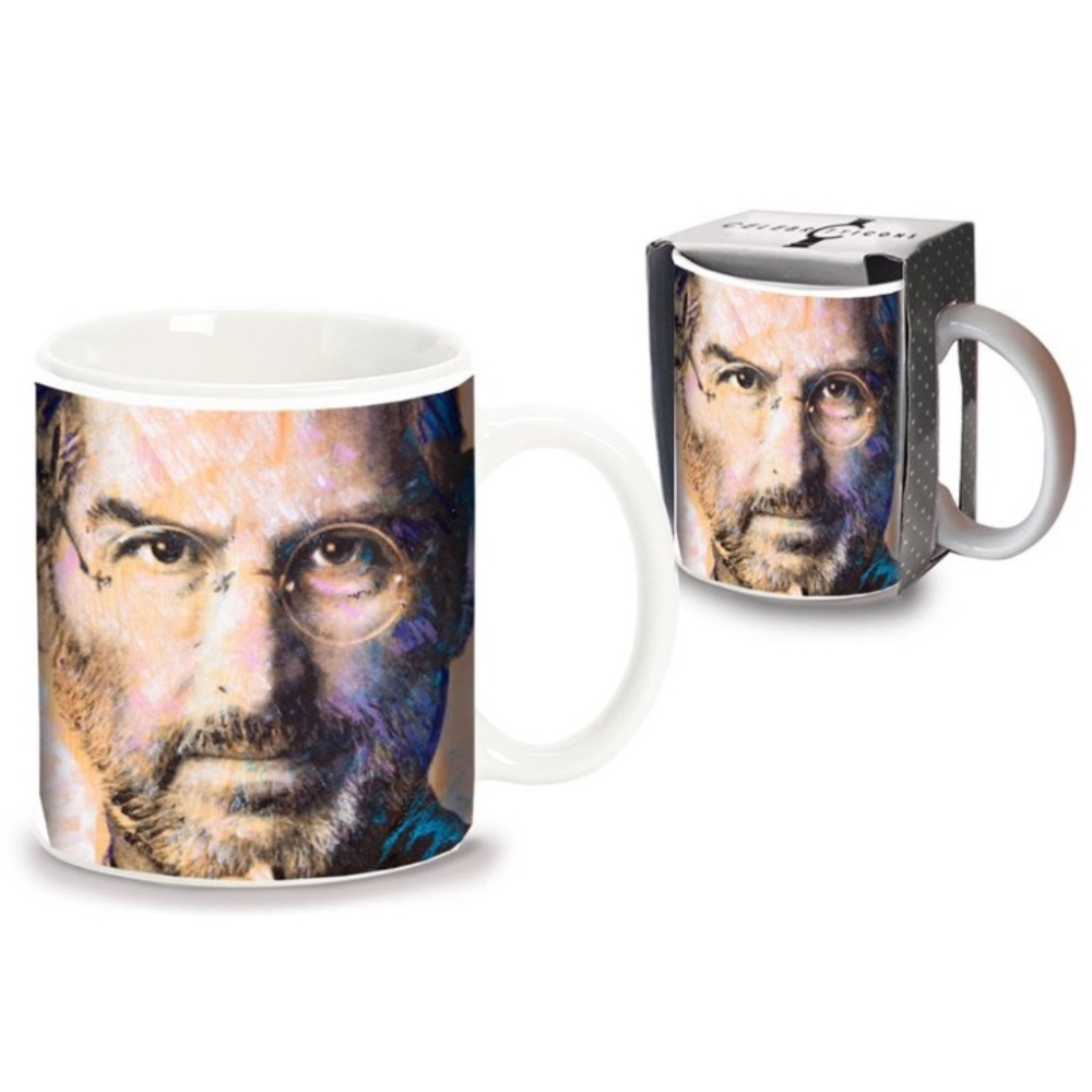 TAZZA STEVE JOBS APPLE IN CERAMICA MUG IN CONFEZIONE REGALO - CI0449MC