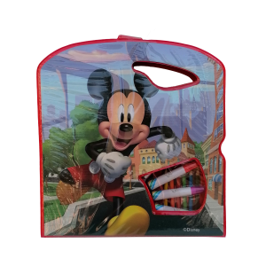 VALIGETTA COLORI MICKEY MOUSE DISNEY TOPOLINO 30 PEZZI IN CONFEZIONE REGALO TEMPO LIBERO BAMBINO - MIC0650