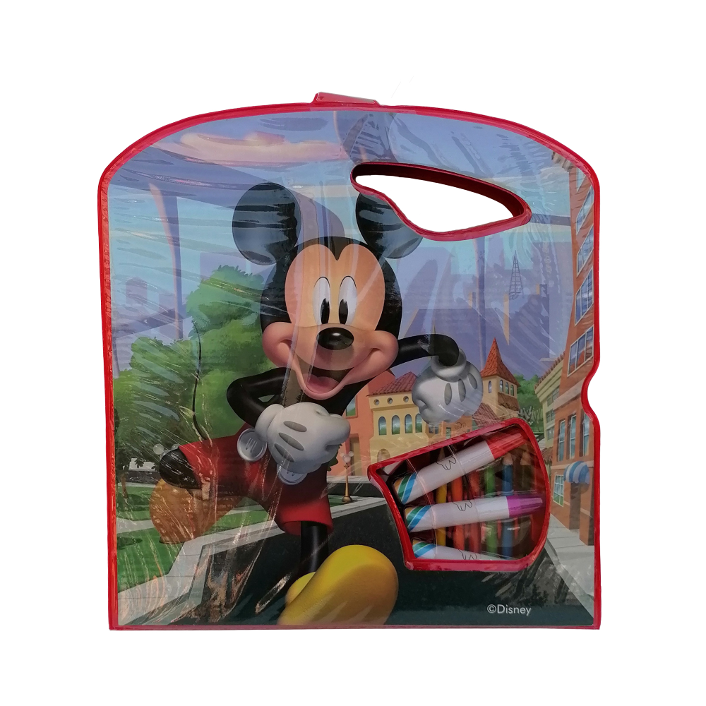 VALIGETTA COLORI MICKEY MOUSE DISNEY TOPOLINO 30 PEZZI IN CONFEZIONE REGALO TEMPO LIBERO BAMBINO - MIC0650