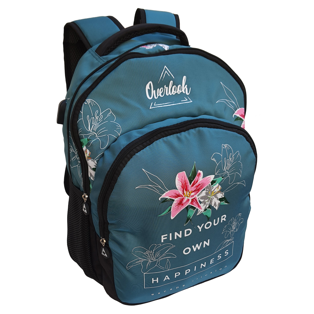 ZAINO OVERLOOK MULTITASCHE SCUOLA VIAGGIO TEMPO LIBERO 46x31x15 CM - OV0602A/V