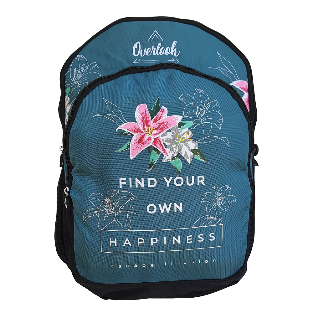 ZAINO OVERLOOK MULTITASCHE SCUOLA VIAGGIO TEMPO LIBERO 46x31x15 CM - OV0602A/V