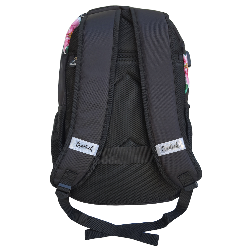 ZAINO OVERLOOK MULTITASCHE SCUOLA VIAGGIO TEMPO LIBERO 46x31x15 CM - OV0602A/N