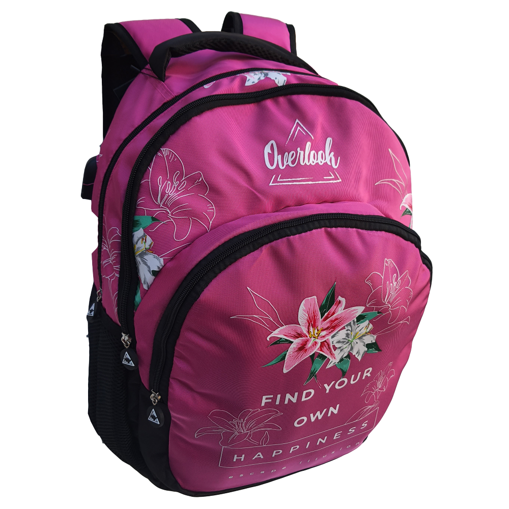 ZAINO OVERLOOK MULTITASCHE SCUOLA VIAGGIO TEMPO LIBERO 46x31x15 CM - OV0602A/F