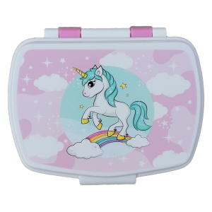 SET UNICORNO BICCHIERE CON CANNUCCIA + PORTAMERENDA BPA FREE - UNI22/2PZ