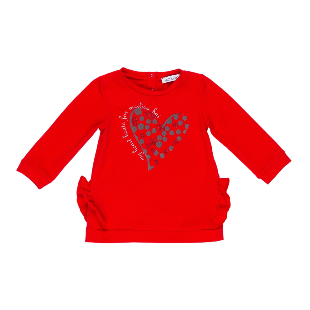 COMPLETO T-SHIRT CON LEGGINGS MEILISA BAI NEONATA BABY 9/36 MESI - FL3307