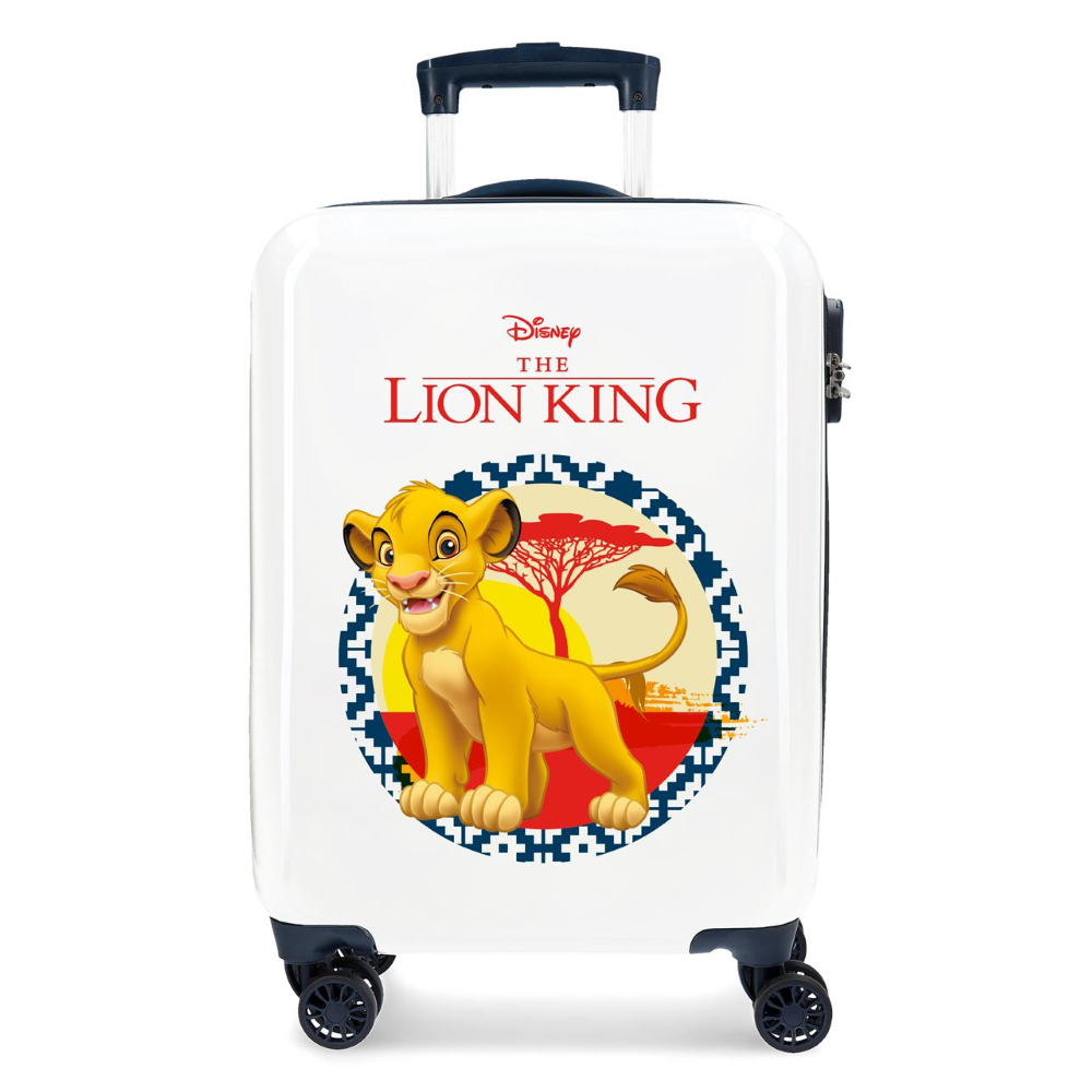 TROLLEY DA VIAGGIO SIMBA RE LEONE DISNEY VALIGIA IN ABS BAGAGLIO A MANO 55X38X20 - 2448762