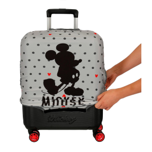 COPERTURA PER TROLLEY 68 CM MICKEY MOUSE DISNEY TOPOLINO COPRIVALIGIA ANTIGRAFFIO LAVABILE - 3736861