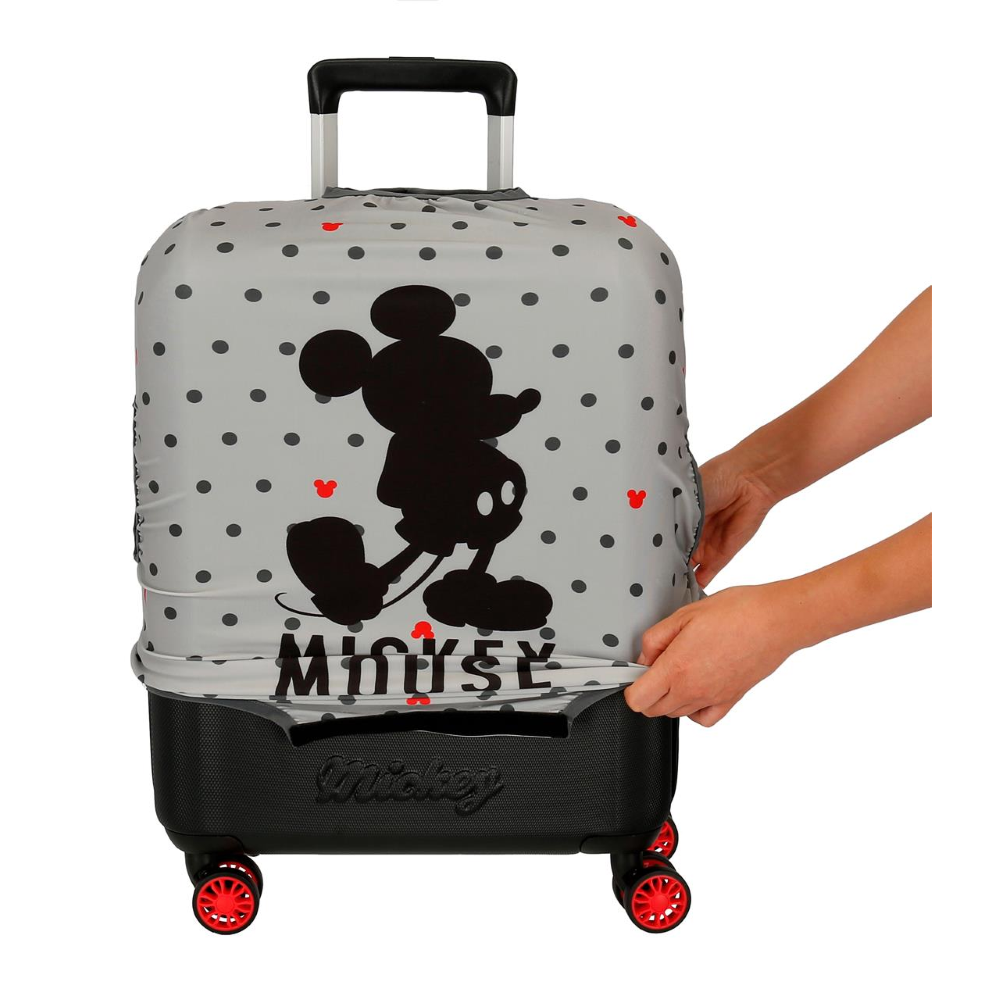 COPERTURA PER TROLLEY 68 CM MICKEY MOUSE DISNEY TOPOLINO COPRIVALIGIA ANTIGRAFFIO LAVABILE - 3736861