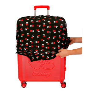 COPERTURA PER TROLLEY 68 CM MINNIE MOUSE DISNEY COPRIVALIGIA ANTIGRAFFIO LAVABILE - 3736863