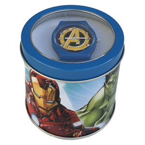 OROLOGIO AVENGERS MARVEL DA POLSO ANALOGICO IN SCATOLA DI LATTA - MV15782