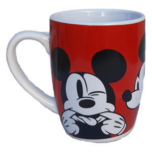TAZZA MUG MICKEY MOUSE DISNEY TOPOLINO CERAMICA CONICA ML. 340 CON CONFEZIONE - WD21445/1