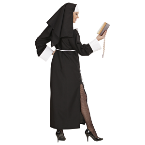 COSTUME VESTITO ABITO TRAVESTIMENTO CARNEVALE COSPLAY DONNA ADULTO - SUOR TERESA - 4459