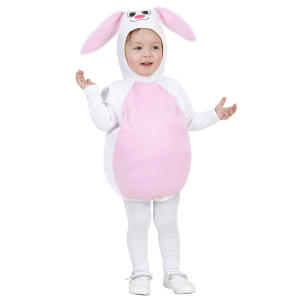 COSTUME VESTITO ABITO TRAVESTIMENTO CARNEVALE CONIGLIETTO COSTUME E COPRICAPO 1/3 ANNI - 1898B