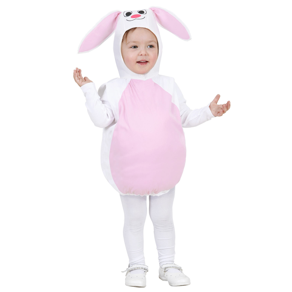 COSTUME VESTITO ABITO TRAVESTIMENTO CARNEVALE CONIGLIETTO COSTUME E COPRICAPO 1/3 ANNI - 1898B