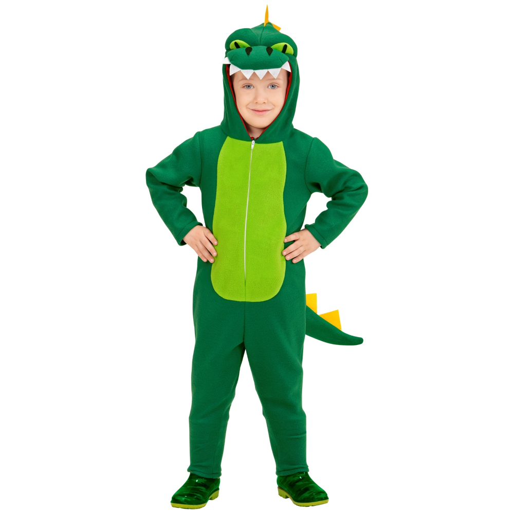 COSTUME VESTITO ABITO TRAVESTIMENTO CARNEVALE BAMBINO DRAGO DINOSAURO