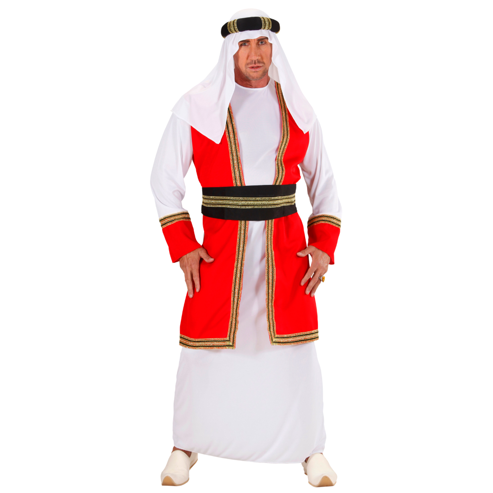 COSTUME VESTITO ABITO TRAVESTIMENTO CARNEVALE COSPLAY UOMO ADULTO - PRINCIPE ARABO - 8918