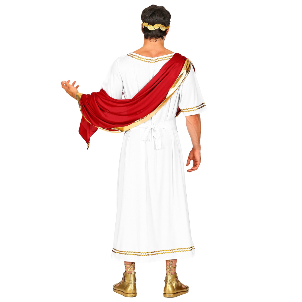 COSTUME VESTITO ABITO TRAVESTIMENTO CARNEVALE COSPLAY ADULTO - IMPERATORE ROMANO - 0911
