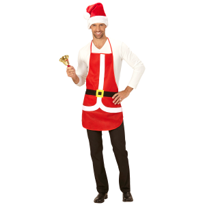 GREMBIULE BABBO NATALE ACCESSORI VESTITO TRAVESTIMENTO CARNEVALE - 08168