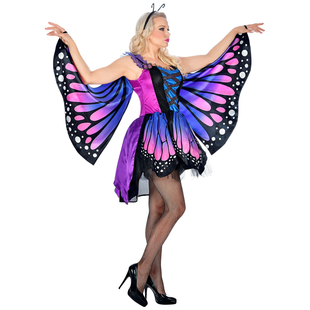 COSTUME VESTITO ABITO TRAVESTIMENTO CARNEVALE ADULTO - FARFALLA - 0759