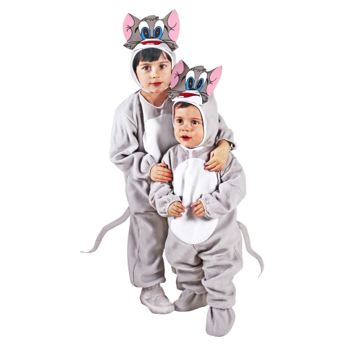 COSTUME VESTITO ABITO TRAVESTIMENTO CARNEVALE HALLOWEEN COSPLAY BAMBINO GATTINO - 3602G