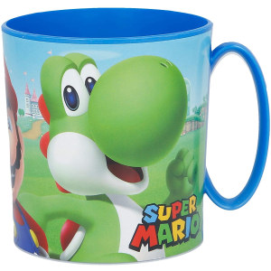 TAZZA SUPER MARIO VIDEOGIOCO LUIGI PEACH YOSHI TOAD MUG MICROONDE ML.350 BPA FREE - ST21404