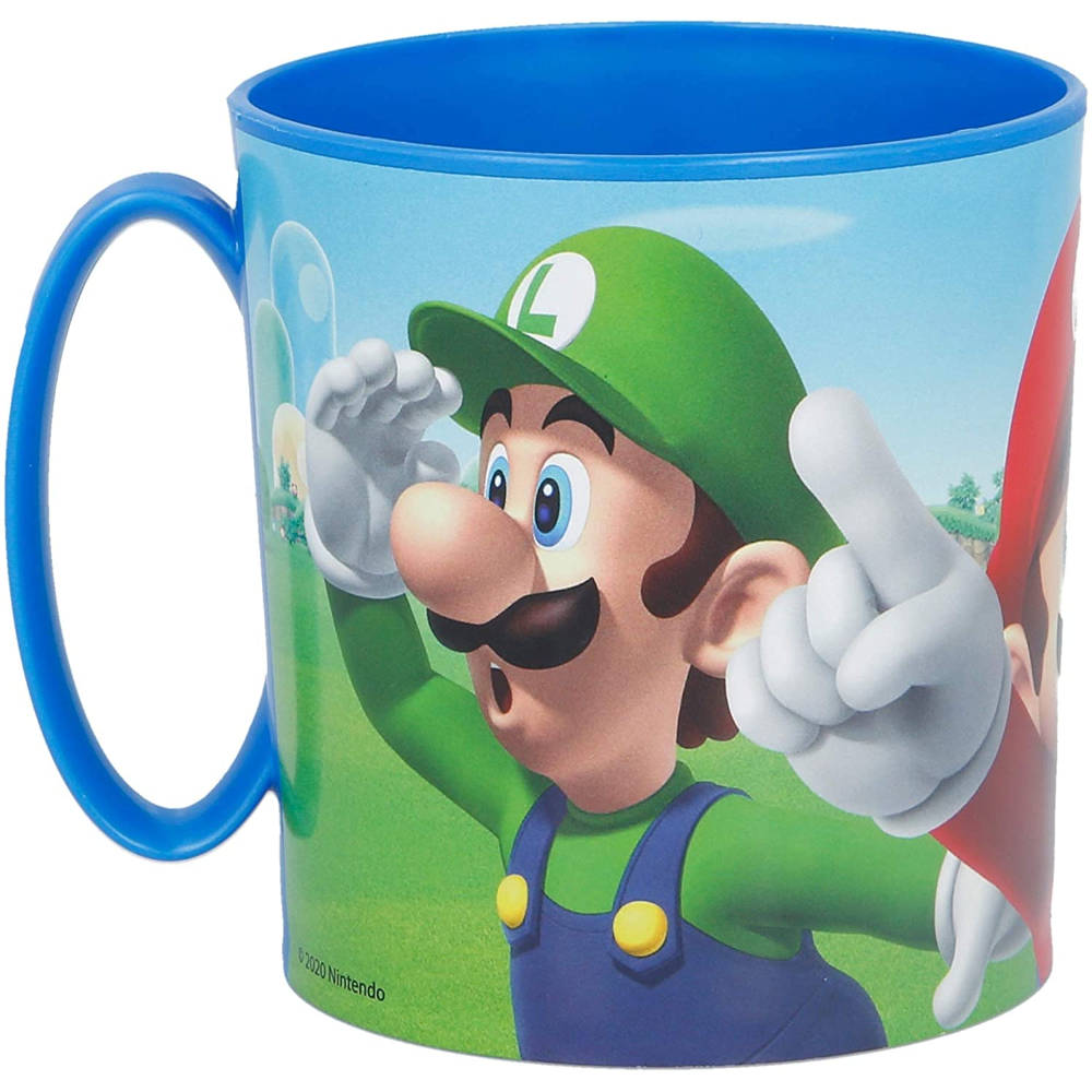 TAZZA SUPER MARIO VIDEOGIOCO LUIGI PEACH YOSHI TOAD MUG MICROONDE ML.350 BPA FREE - ST21404