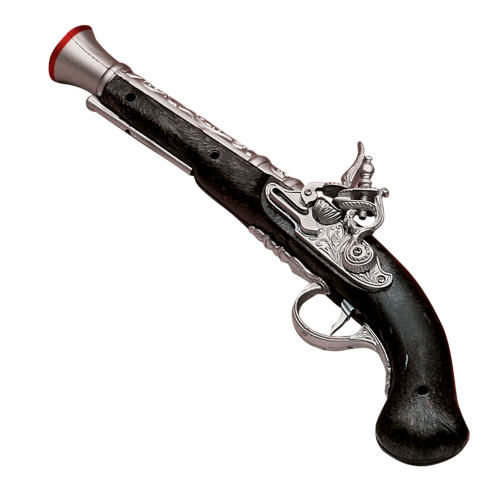 PISTOLA PIRATA ANTICA ACCESSORI PER ABITO VESTITO TRAVESTIMENTO CARNEVALE BAMBINO