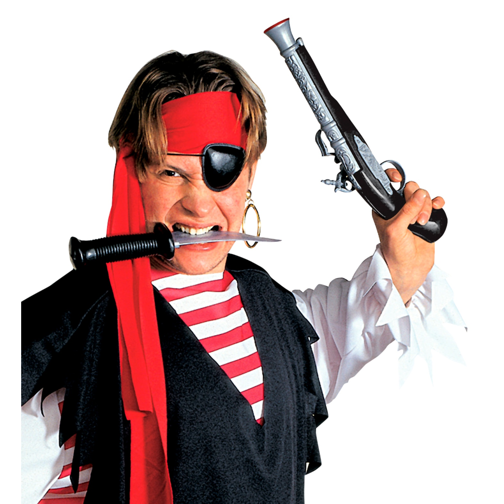 PISTOLA PIRATA ANTICA ACCESSORI PER ABITO VESTITO TRAVESTIMENTO CARNEVALE BAMBINO