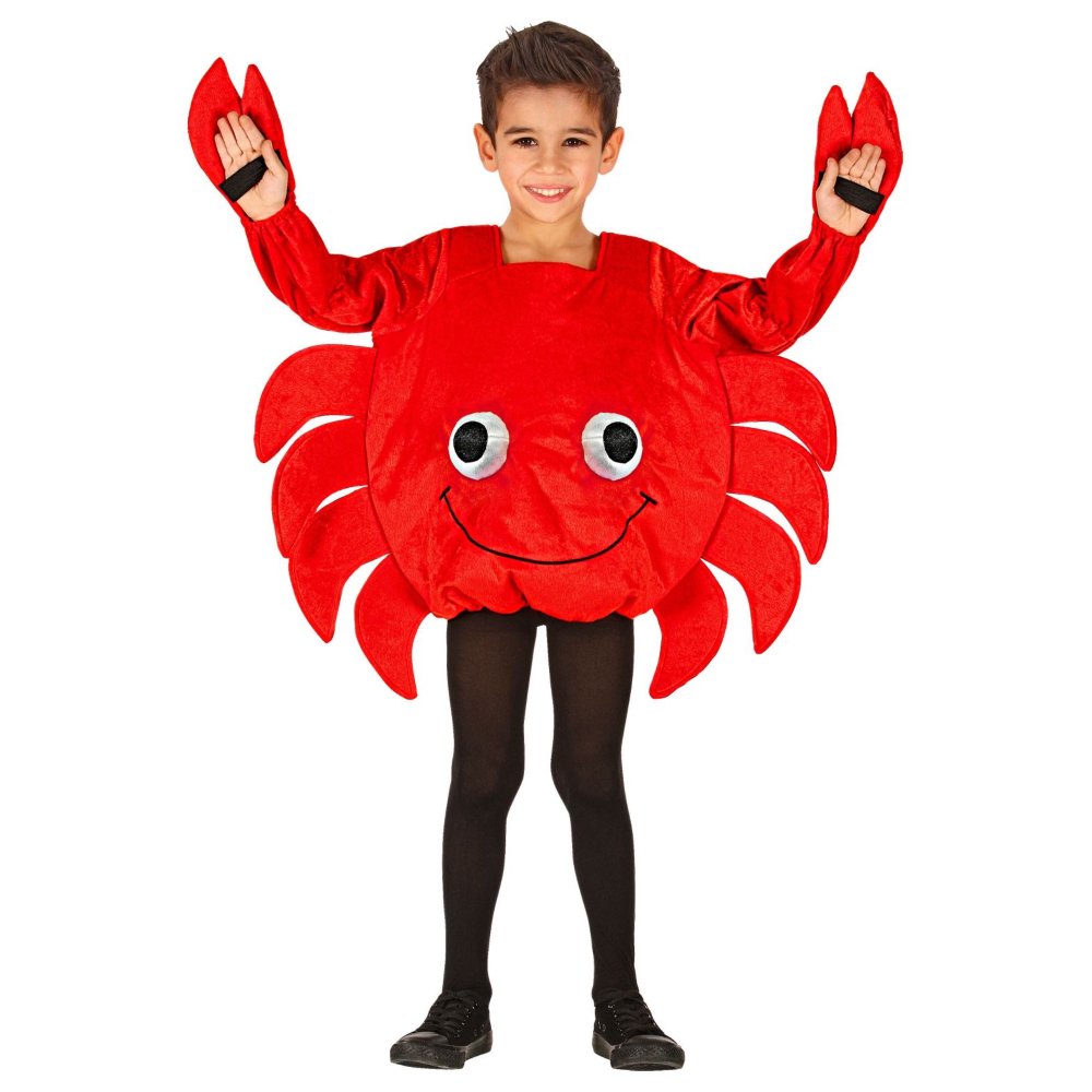 COSTUME VESTITO ABITO TRAVESTIMENTO CARNEVALE GRANCHIO COSTUME 2/5 ANNI - 0162