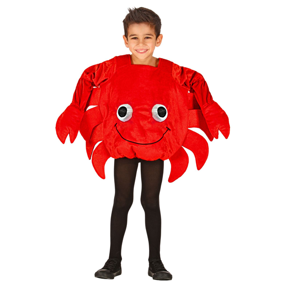 COSTUME VESTITO ABITO TRAVESTIMENTO CARNEVALE GRANCHIO COSTUME 2/5 ANNI - 0162
