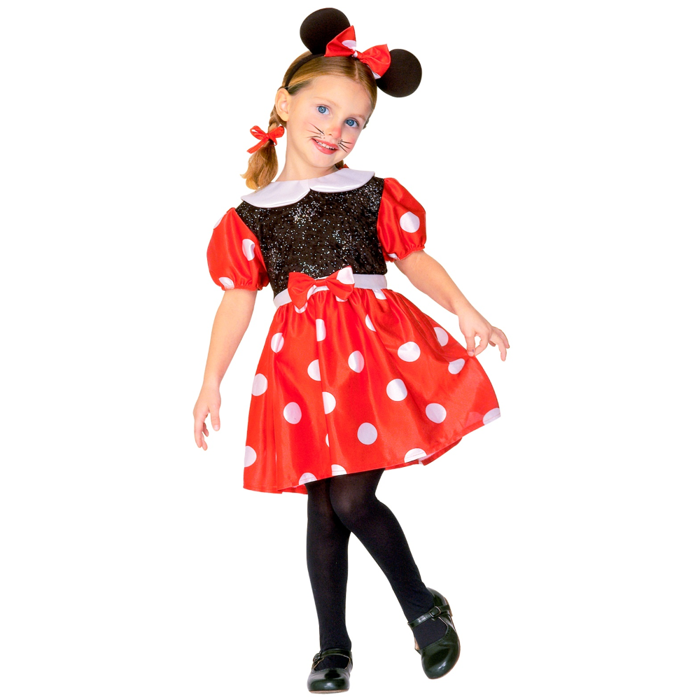 COSTUME VESTITO ABITO TRAVESTIMENTO CARNEVALE BAMBINA TOPINA