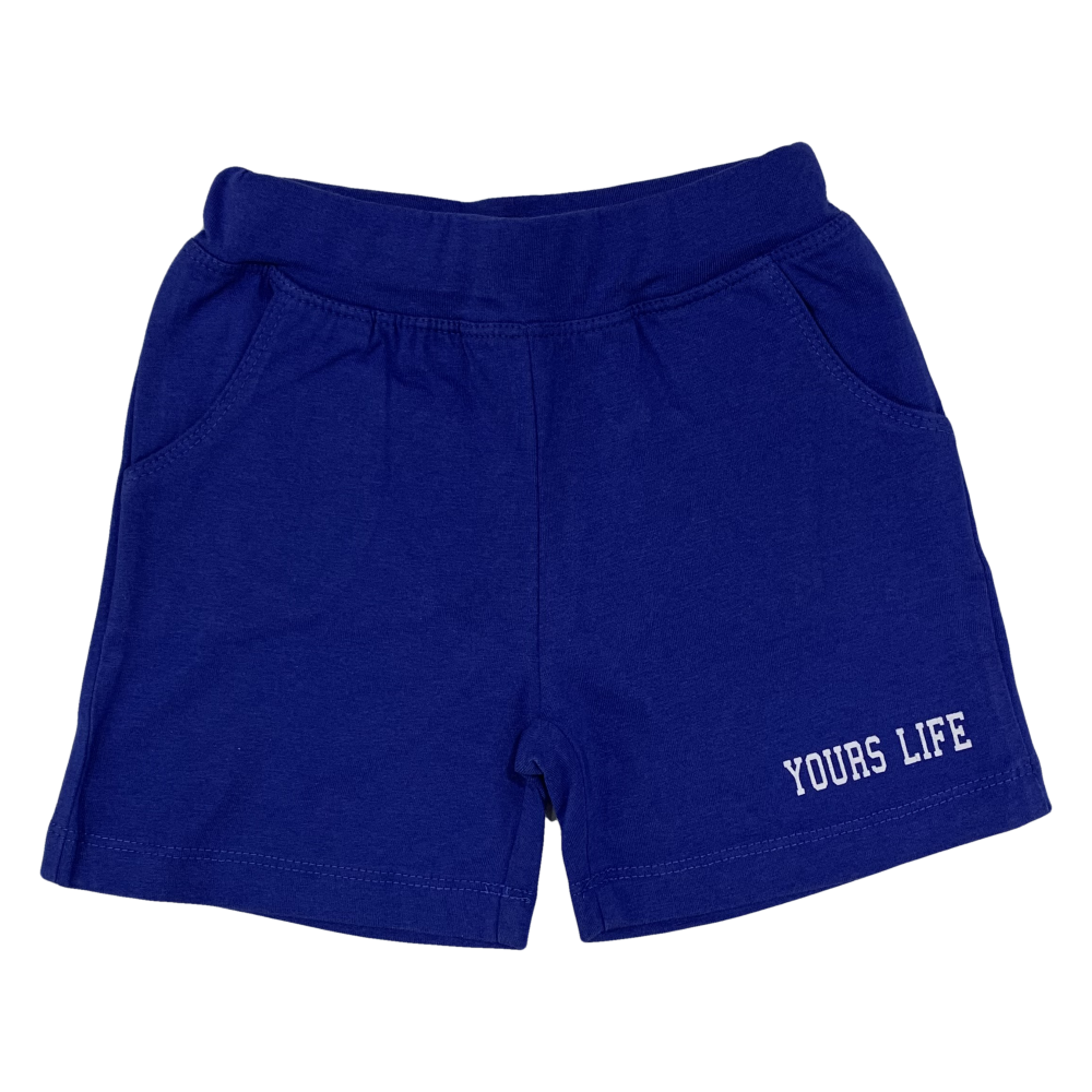 BERMUDA PANTALONCINO YOURS NEONATO BAMBINO TAGLIE 9/30 MESI  - A2004BLU