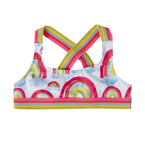 COSTUME MARE BIKINI UBS2 2 PEZZI BAMBINA RAGAZZA TAGLIE 4/16 ANNI - E216303