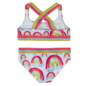 COSTUME MARE BIKINI UBS2 2 PEZZI BAMBINA RAGAZZA TAGLIE 4/16 ANNI - E216303