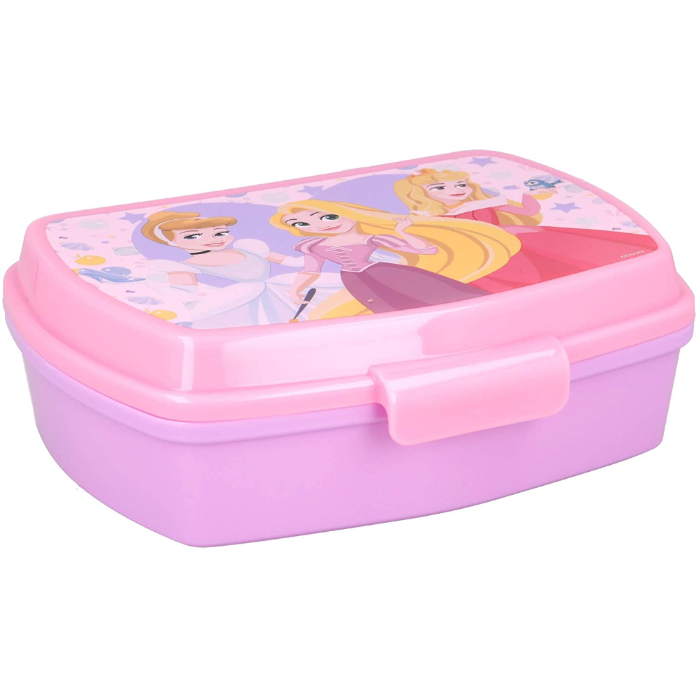 PORTAMERENDA PRINCIPESSE DISNEY CENERENTOLA RAPUNZEL AURORA PORTA PRANZO SCUOLA TEMPO LIBERO CM. 17X14X6 - ST51274