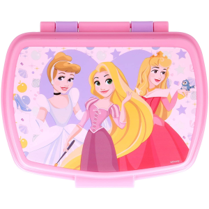 PORTAMERENDA PRINCIPESSE DISNEY CENERENTOLA RAPUNZEL AURORA PORTA PRANZO SCUOLA TEMPO LIBERO CM. 17X14X6 - ST51274