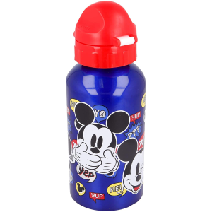 BORRACCIA IN ALLUMINIO MICKEY MOUSE DISNEY TOPOLINO CON BECCUCCIO E COPERCHIO 500 ML - ST50139