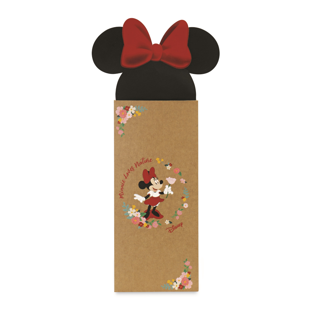 MATITA MINNIE MOUSE DISNEY FLOWERS METALLO SMALTATO CON BUSTA - 69596M