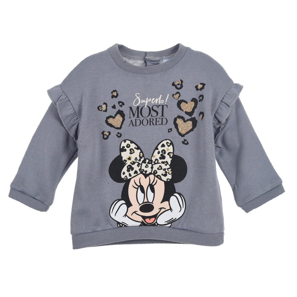 MAGLIONE MINNIE MOUSE DISNEY MAGLIETTA NEONATA SUN CITY - HU0007GRIGIO
