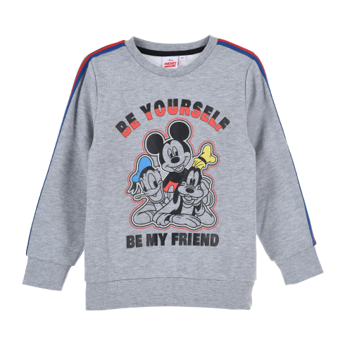 MAGLIONE MICKEY MOUSE DISNEY TOPOLINO MAGLIETTA BAMBINO SUN CITY - HU1230GRIGIO
