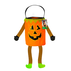 BORSETTA DOLCETTO O SCHERZETTO CON GAMBE BRACCIA E MANIGLIA ACCESSORI HALLOWEEN CARNEVALE COSPLAY BAMBINA