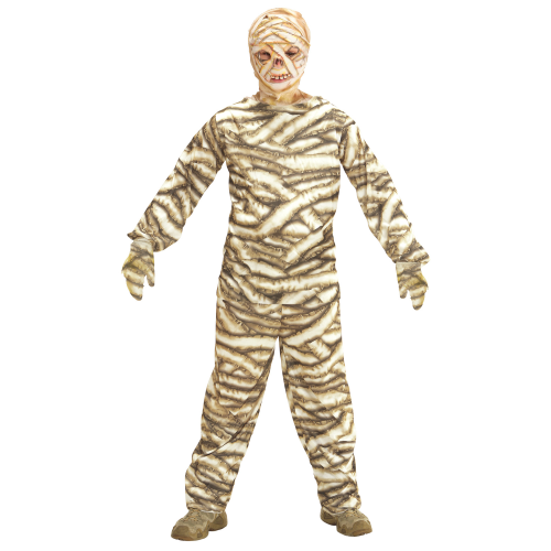COSTUME VESTITO ABITO TRAVESTIMENTO CARNEVALE HALLOWEEN MUMMIA BAMBINO - 0728