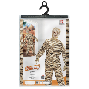 COSTUME VESTITO ABITO TRAVESTIMENTO CARNEVALE HALLOWEEN MUMMIA BAMBINO - 0728