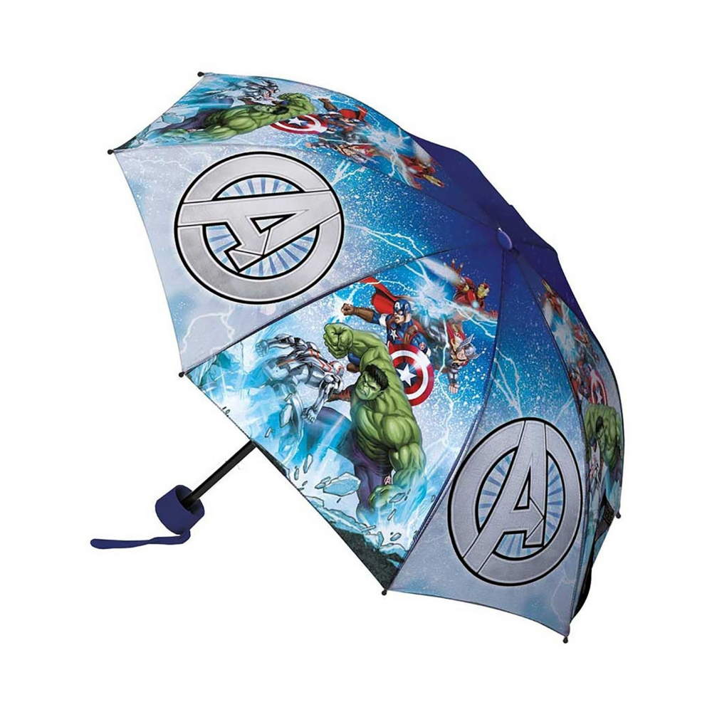 OMBRELLO PIEGHEVOLE AVENGERS MARVEL 8 RAGGI BAMBINO - M02645MC