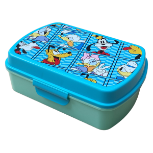SET DISNEY FRIENDS PAPERINO PIPPO PLUTO PAPERINA BORRACCIA IN ALLUMINIO + PORTAMERENDA IN CONFEZIONE -  MF0001