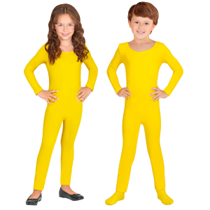 VESTITO CARNEVALE + ACCESSORI PESCE TROPICALE COSTUME TUTA GIALLA TRAVESTIMENTO BAMBINI - 00045+04561